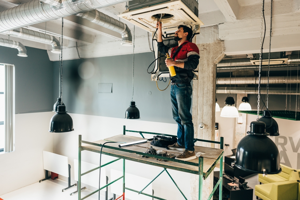 Bespoke Property Solutions maintenance team on site at a commercial property